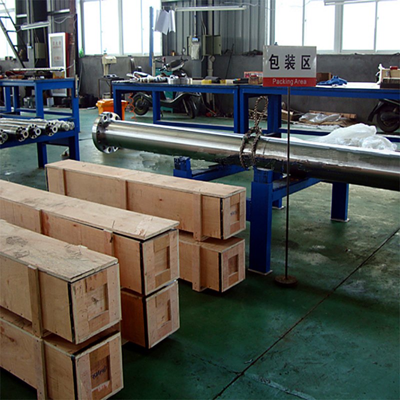 Xiwang screw barrel workshop - Sets wrapped and labelled for export